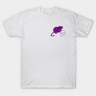 Small Rat with Joe Biden 2020 Sign T-Shirt
